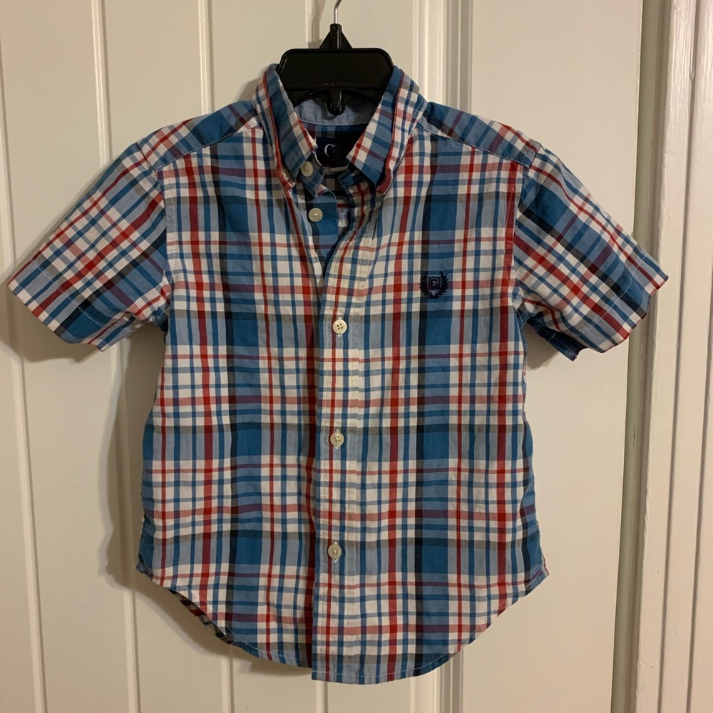 Chaps Short Sleeve Button Down size 2T